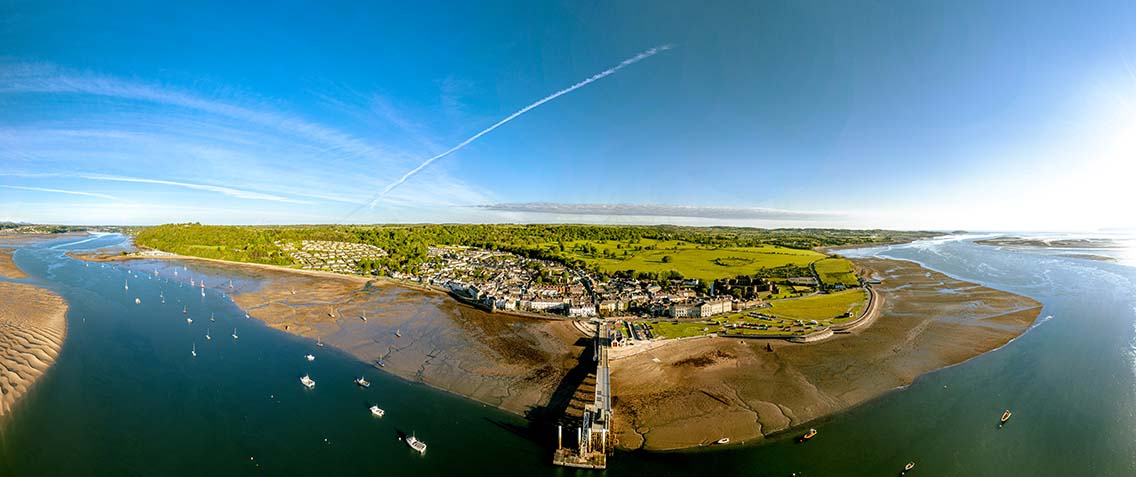 Sunrise over Beaumaris on a warm May morning.